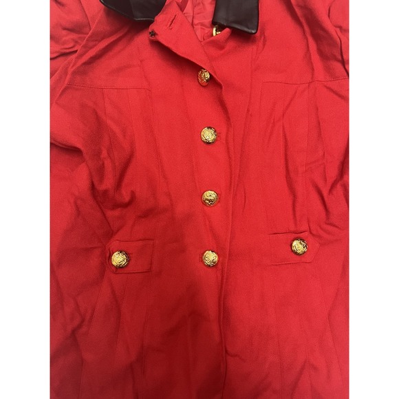 Morgan Miller Red Lined Womens Blazer Jacket  Size 16 Petite NWT - Picture 3 of 6